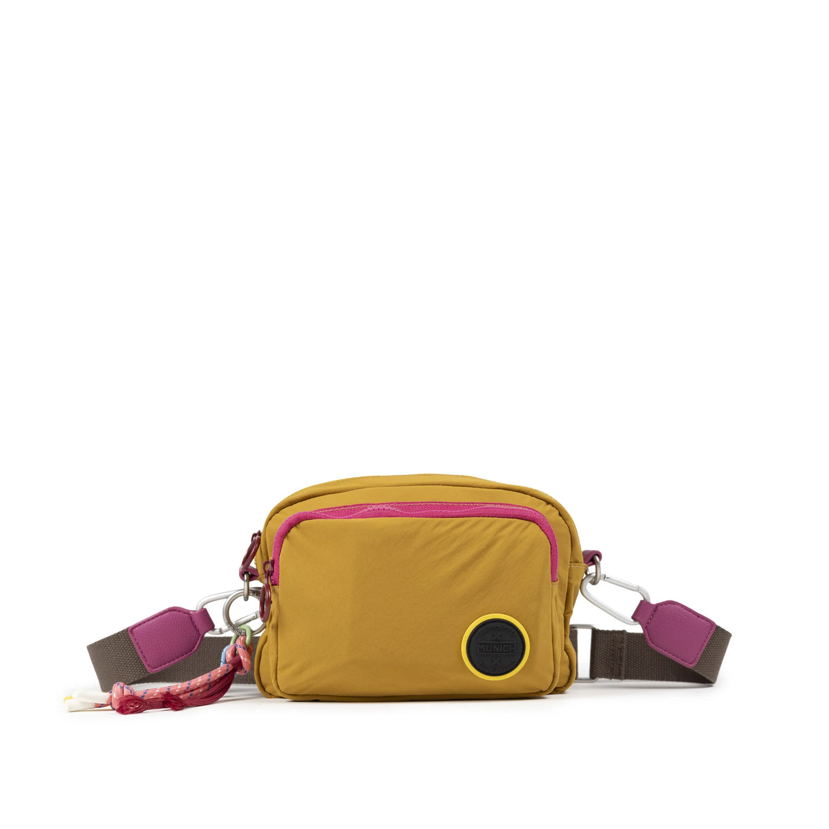 BOLSO MUNICH PARA MUJER MODELO DEEP RECYCLED CROSSBODY CAMERA HONEY REFERENCIA 7113417