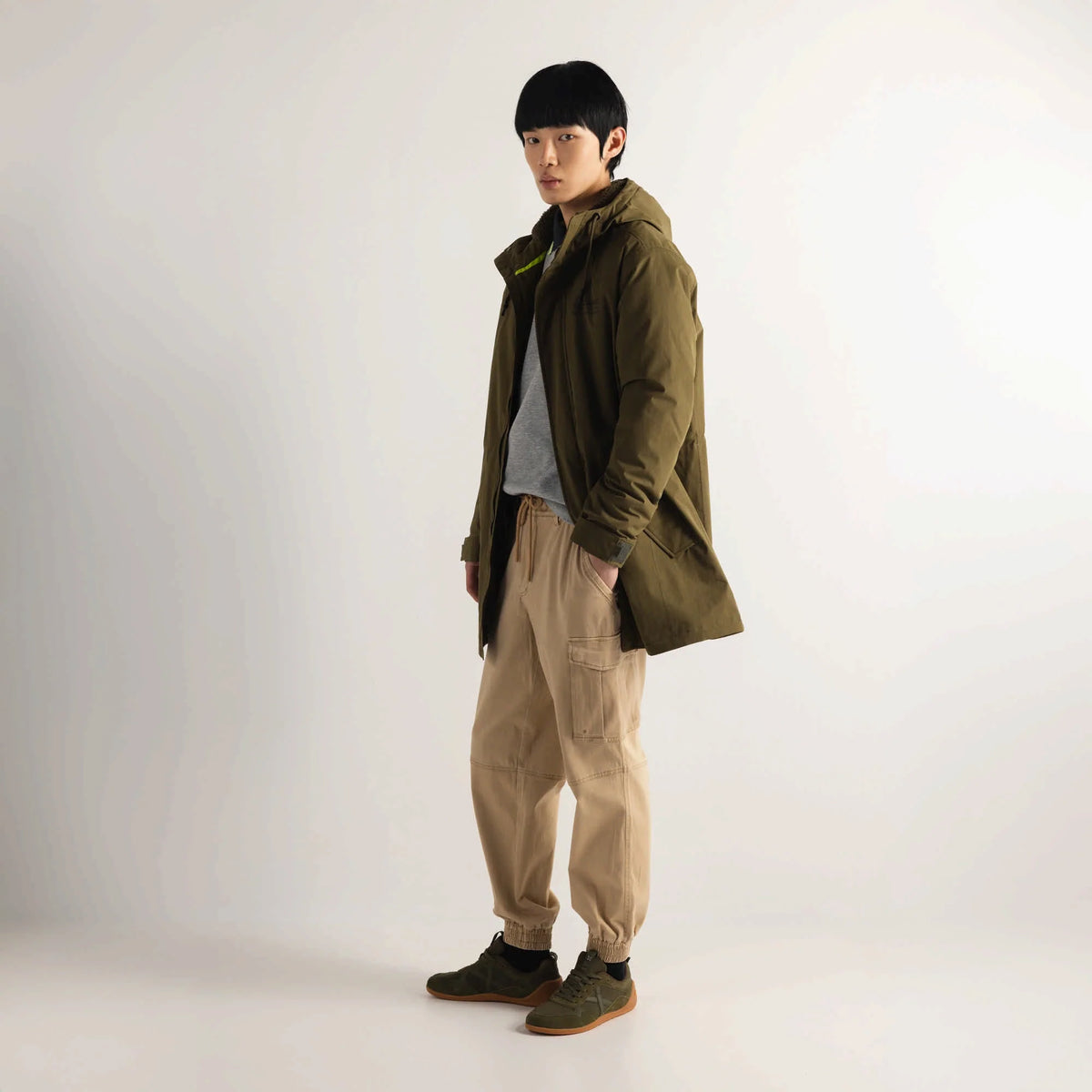 CHAQUETA MUNICH PARA HOMBRE MODELO PARKA WILLIAM KHAKI REFERENCIA 2507871