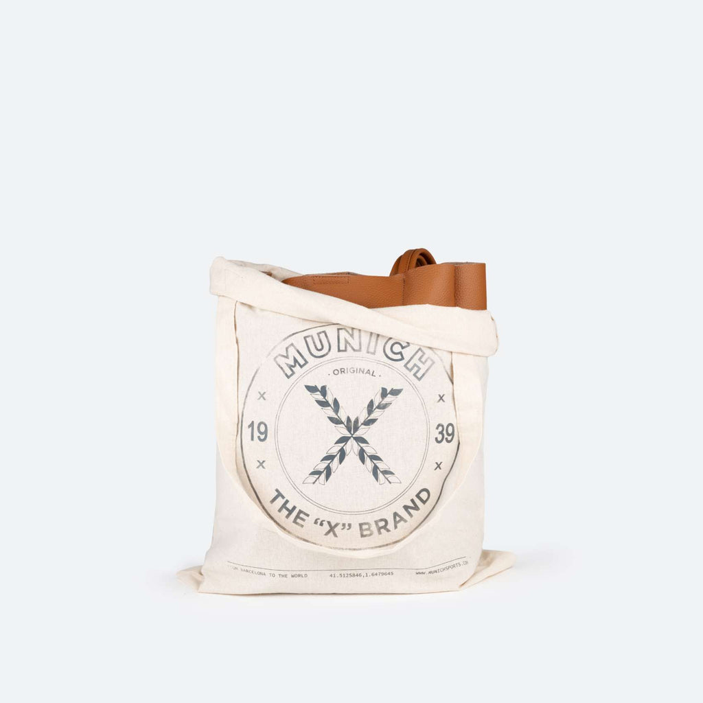 MUNICH Loft Woman Shopper Almond，Tascón 棕色女士包袋