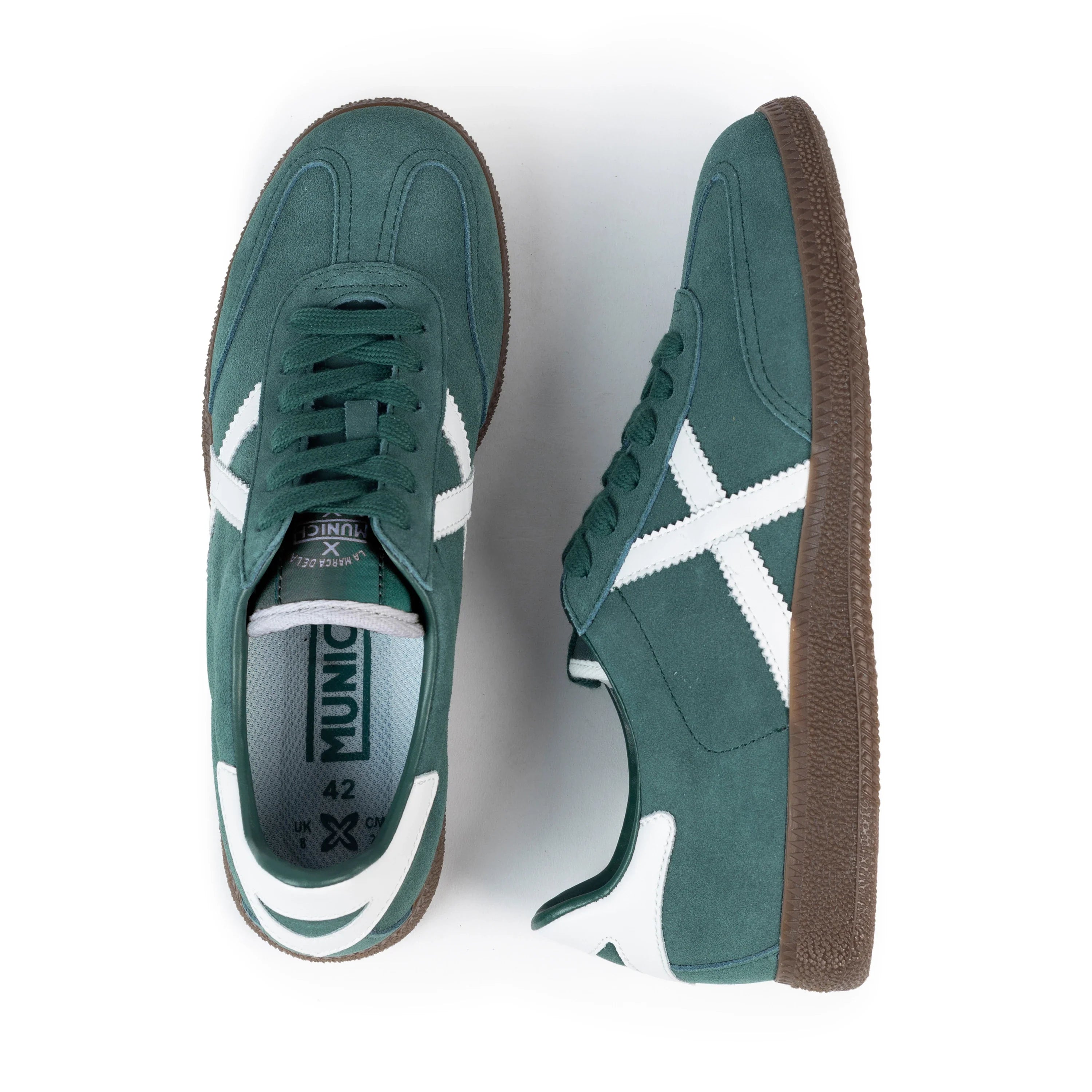 MUNICH Barru 215: green trainers unisex