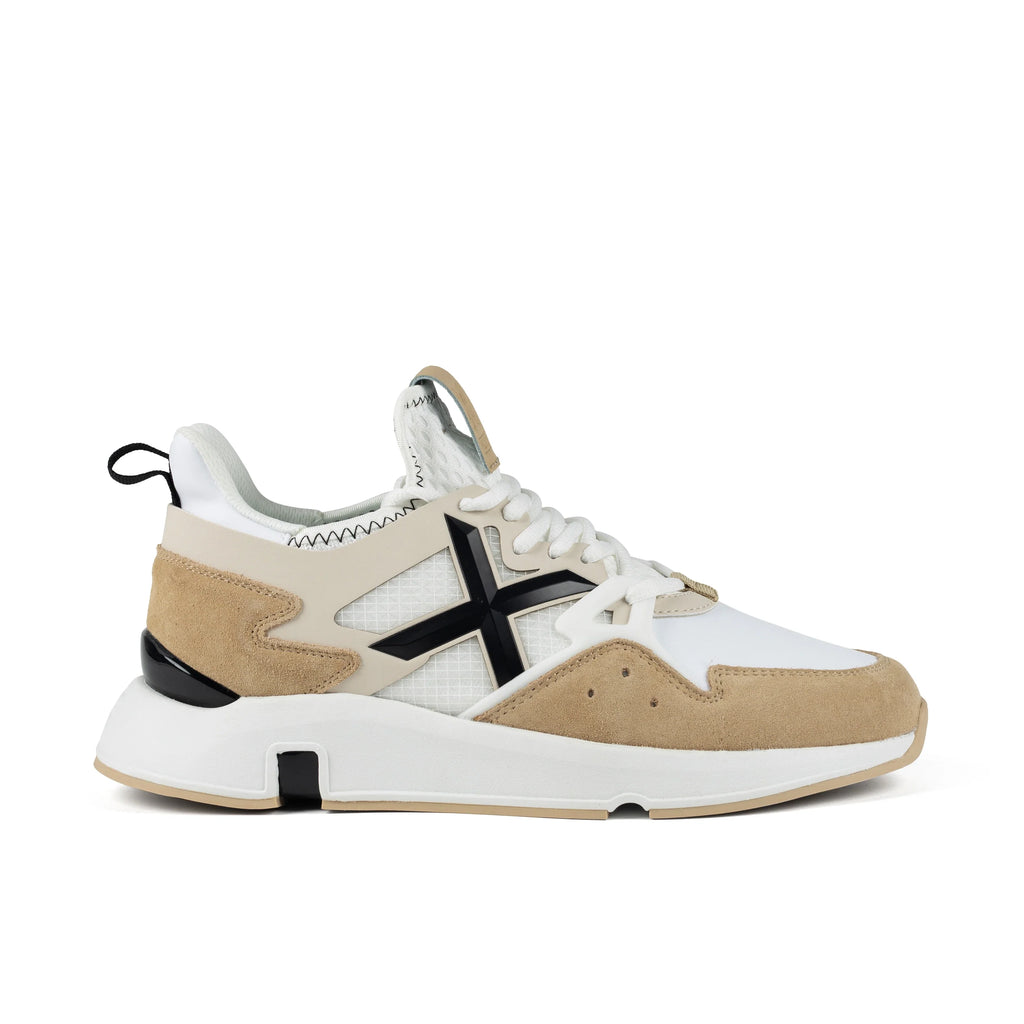 MUNICH CLIK 108: beige trainers for men