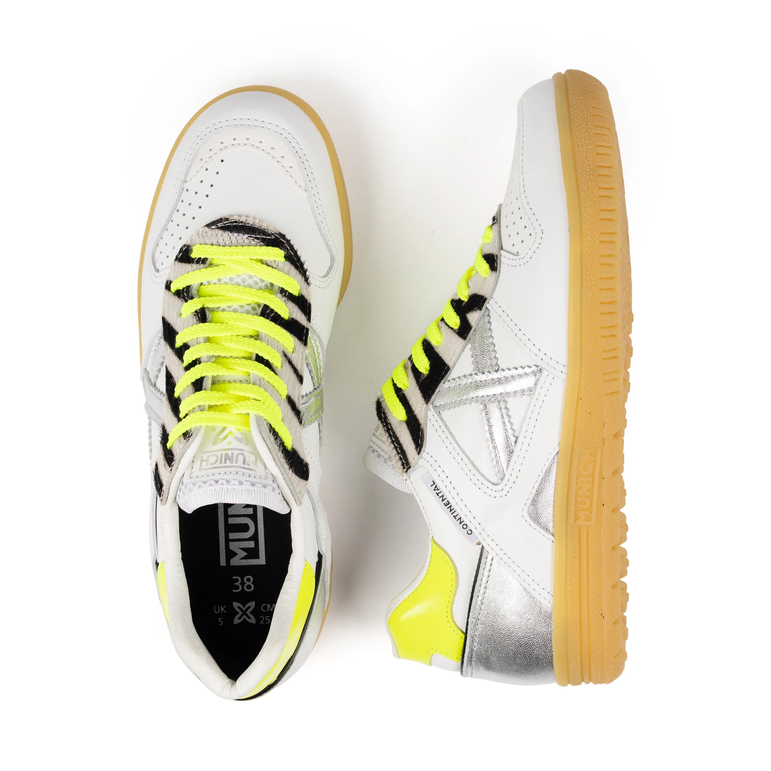 MUNICH Continental Premium 15: white trainers for women