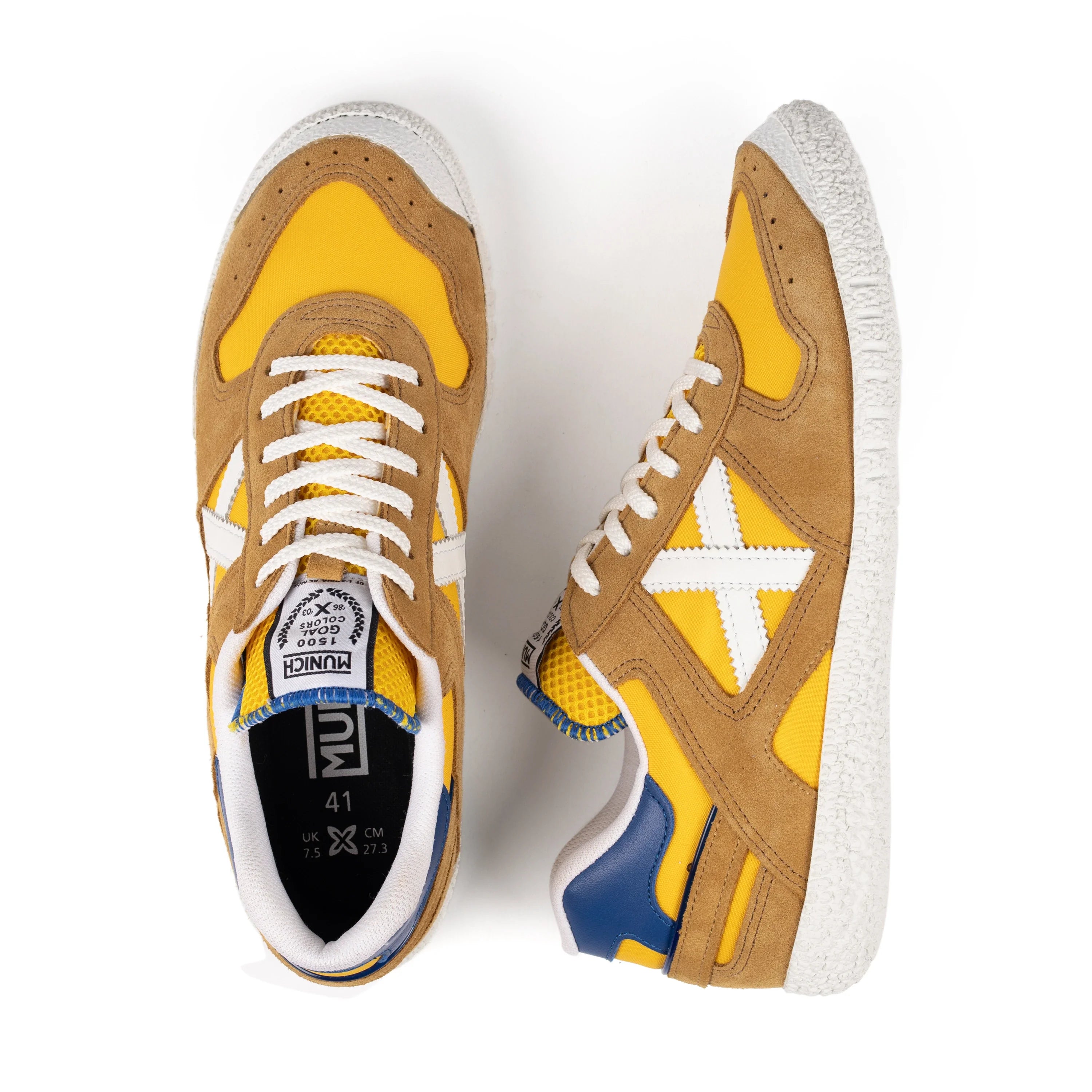 MUNICH GOAL 1635: amarillo trainers unisex