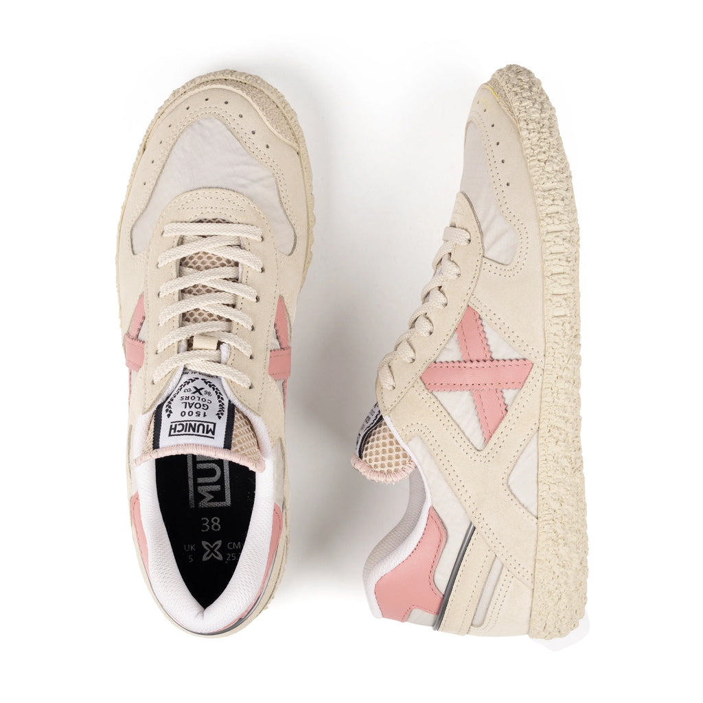 MUNICH GOAL 1640: beige trainers unisex
