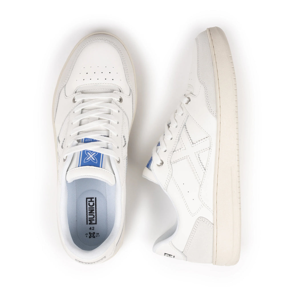 MUNICH Legit MAN 114: white trainers for men