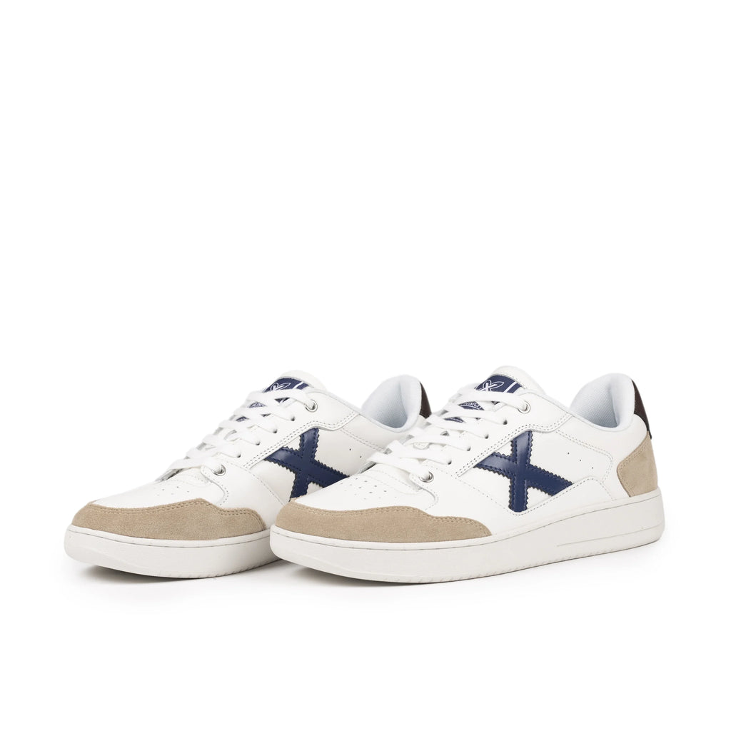 MUNICH Legit MAN 115: white trainers for men