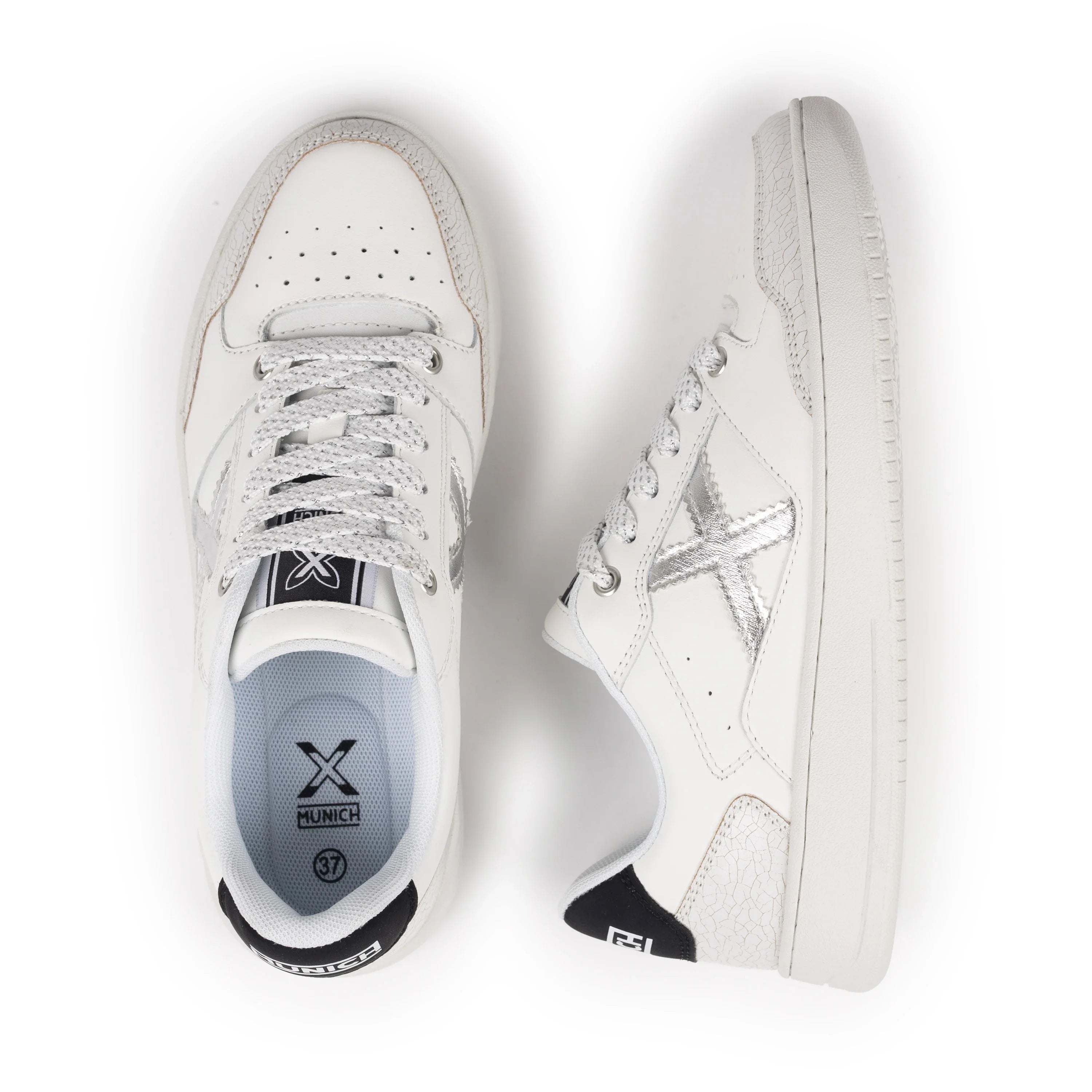 MUNICH Legit WMN 110: white trainers for women