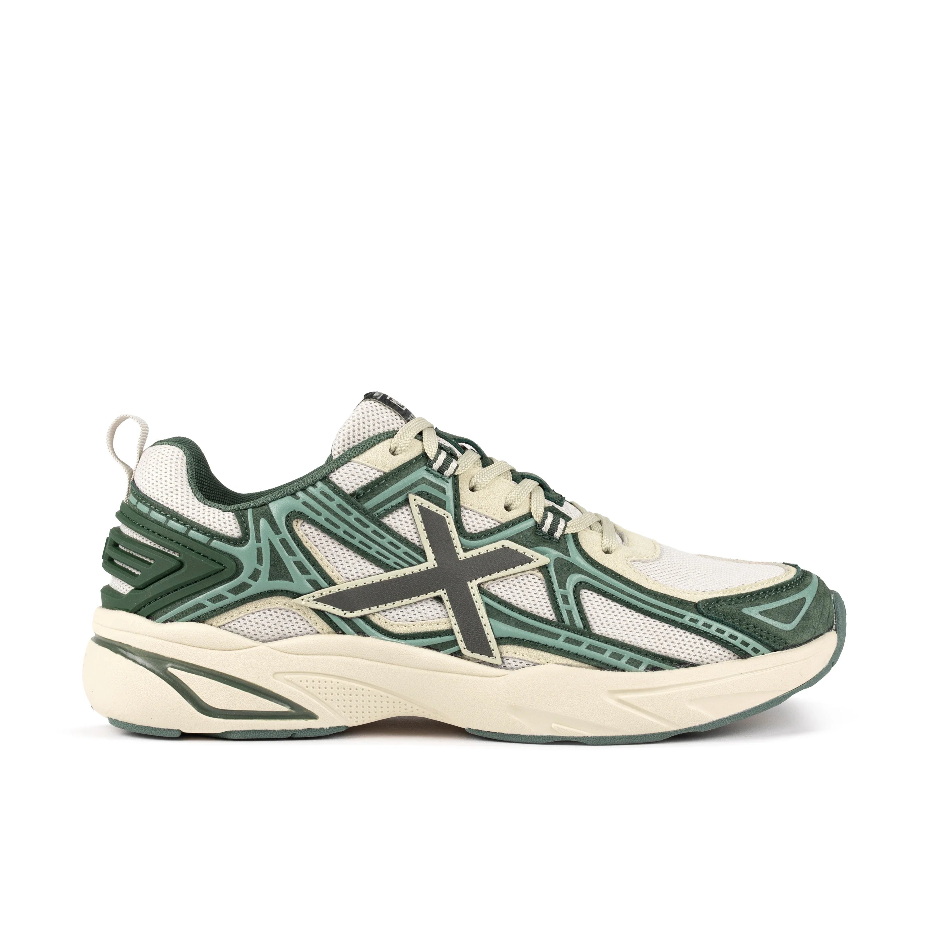 MUNICH M2000 08: green trainers for men