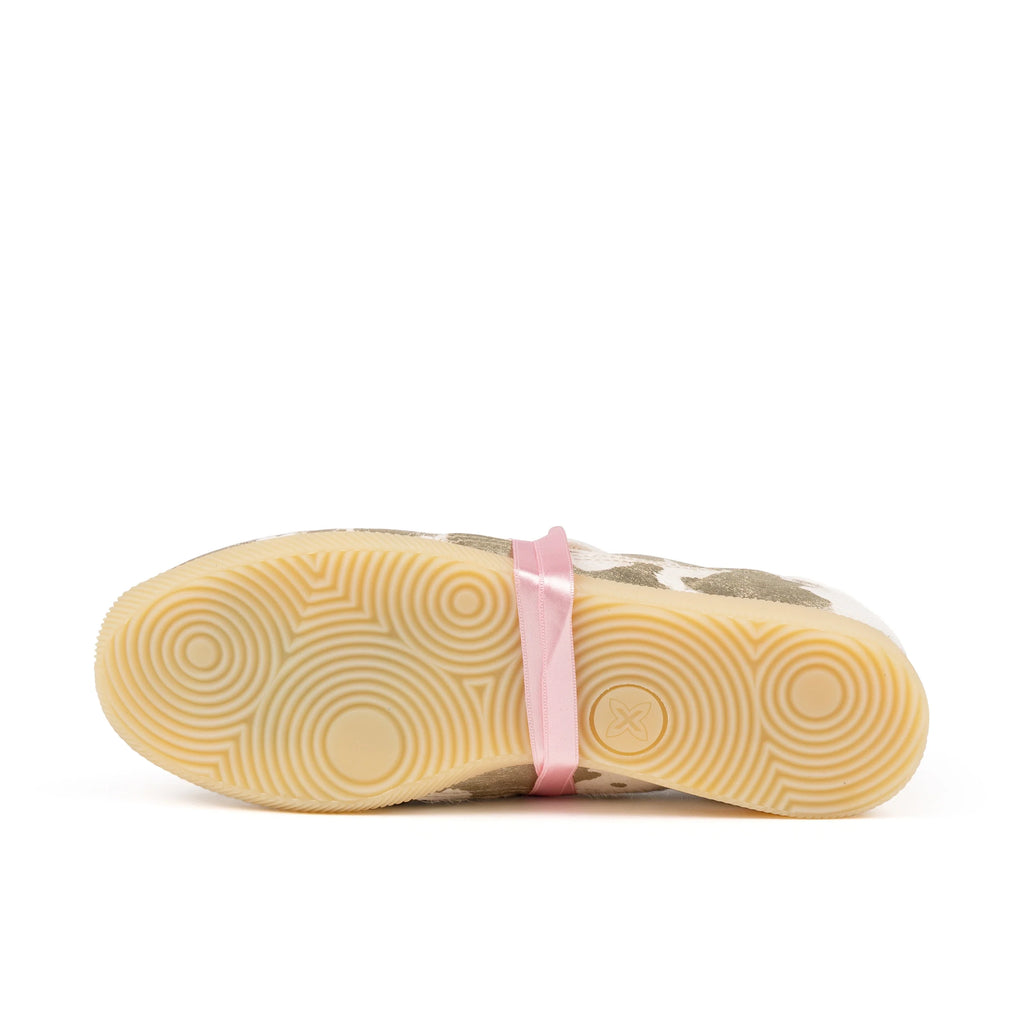MUNICH Mundial Strada COW 04: gold trainers for women