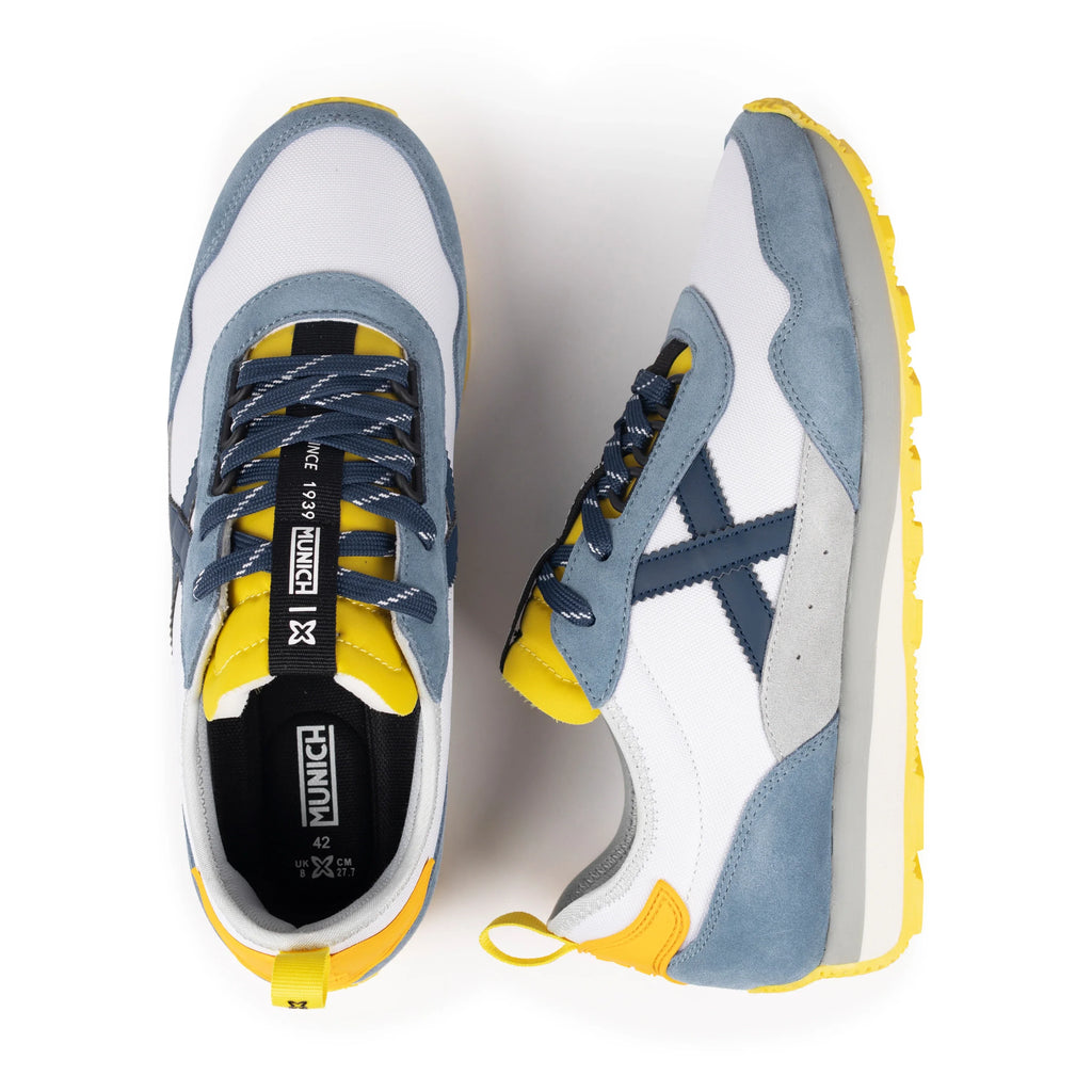MUNICH UM 91: white trainers for men