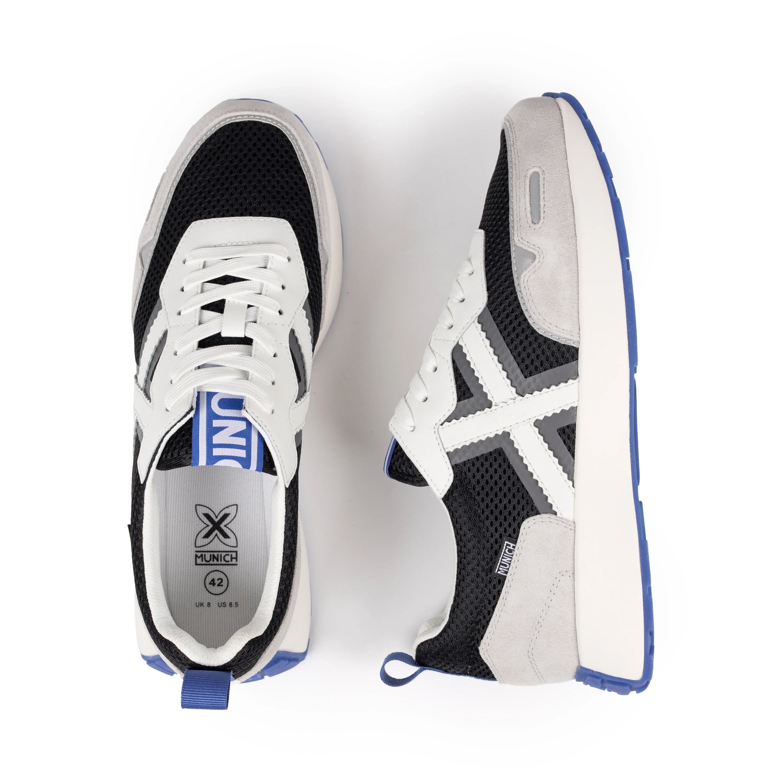 MUNICH Xemine 100: black trainers for men