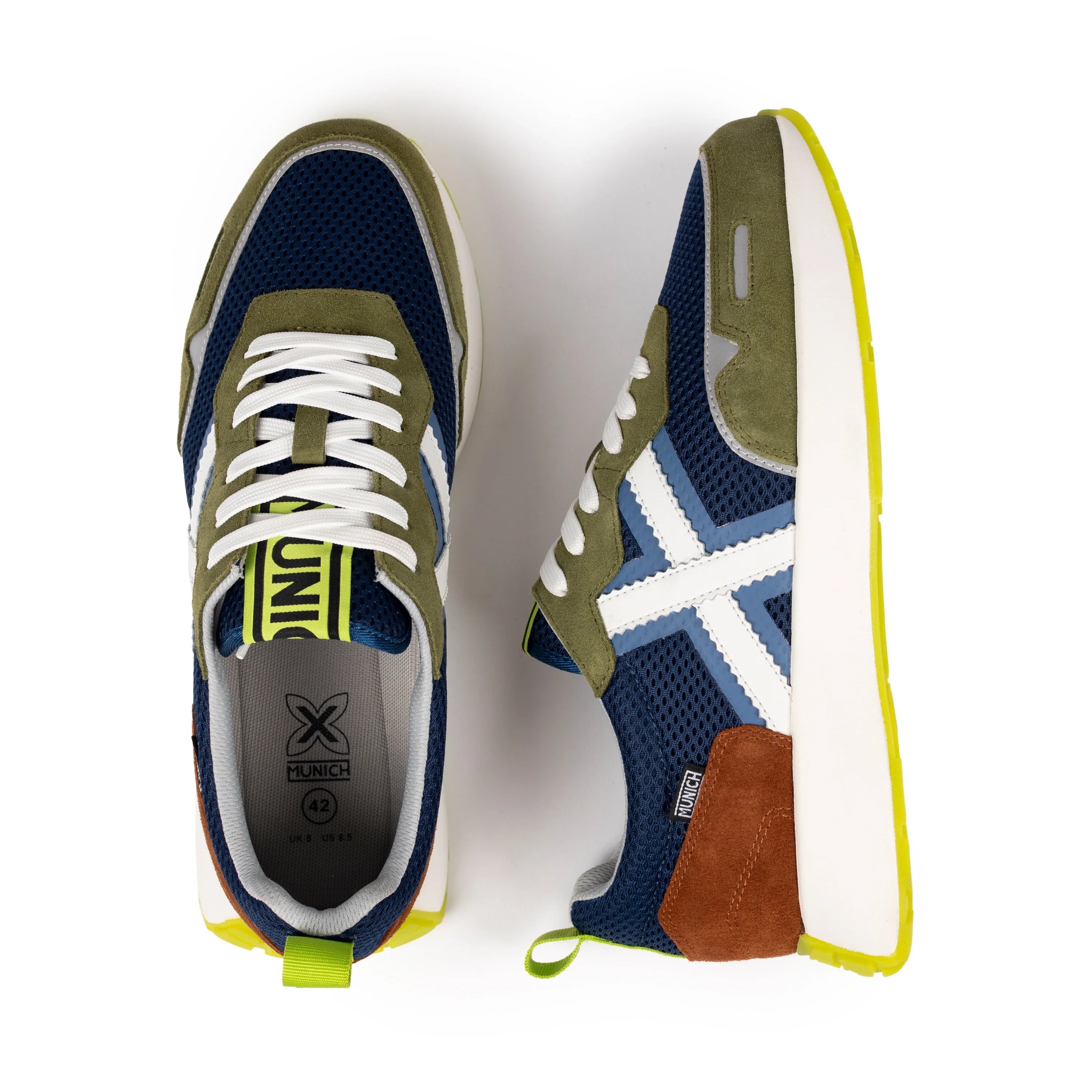 MUNICH Xemine 101: blue trainers for men