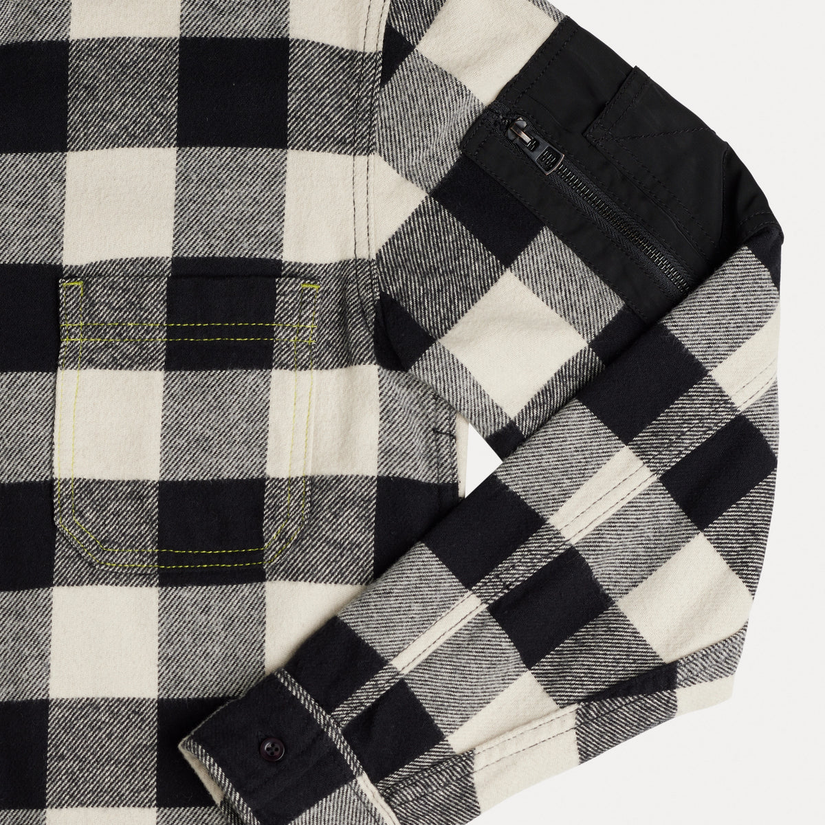 MUNICH Lambert Black & SAND: sort camisas til mænd