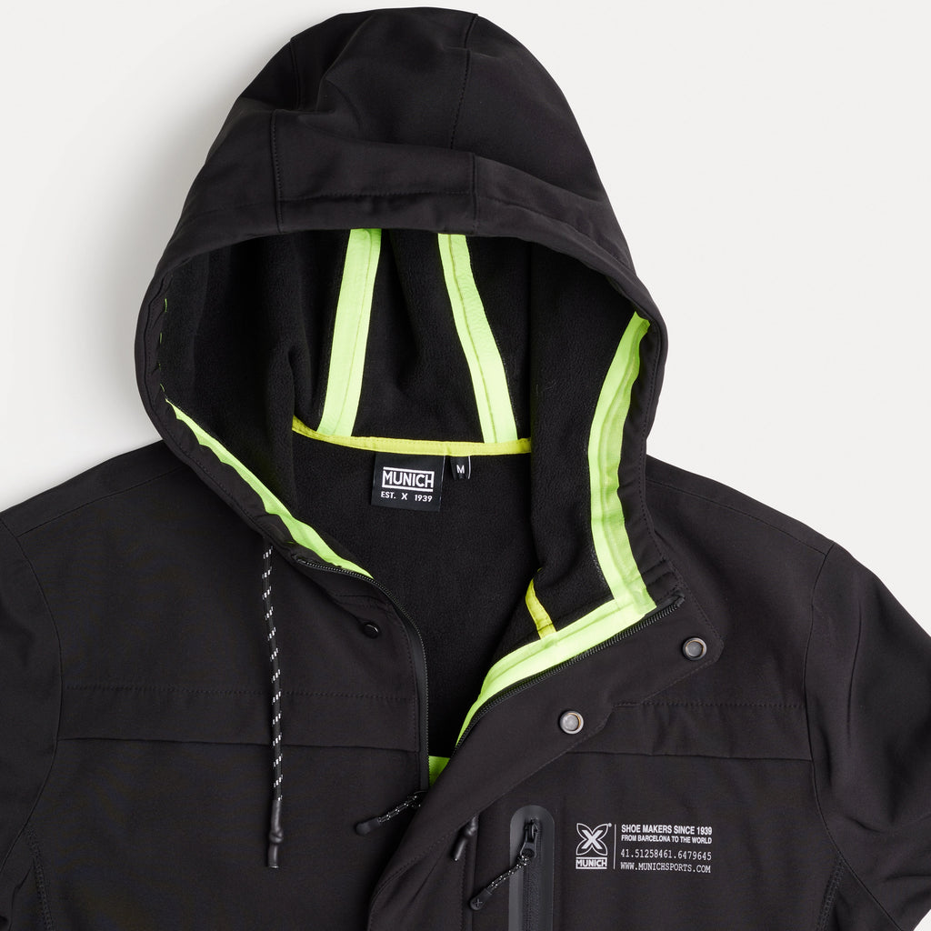 MUNICH RAIN Black: nero giacca da uomo
