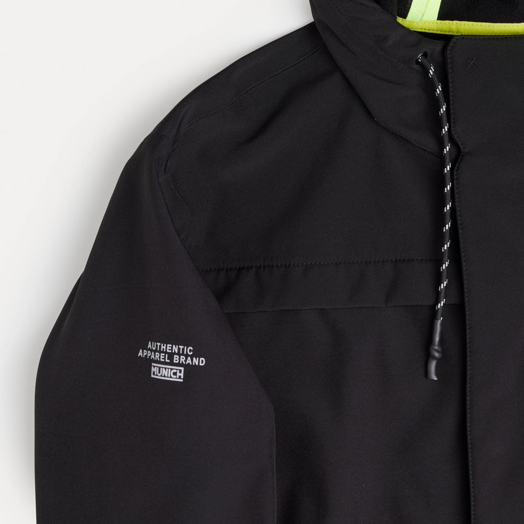 MUNICH RAIN Black: nero giacca da uomo