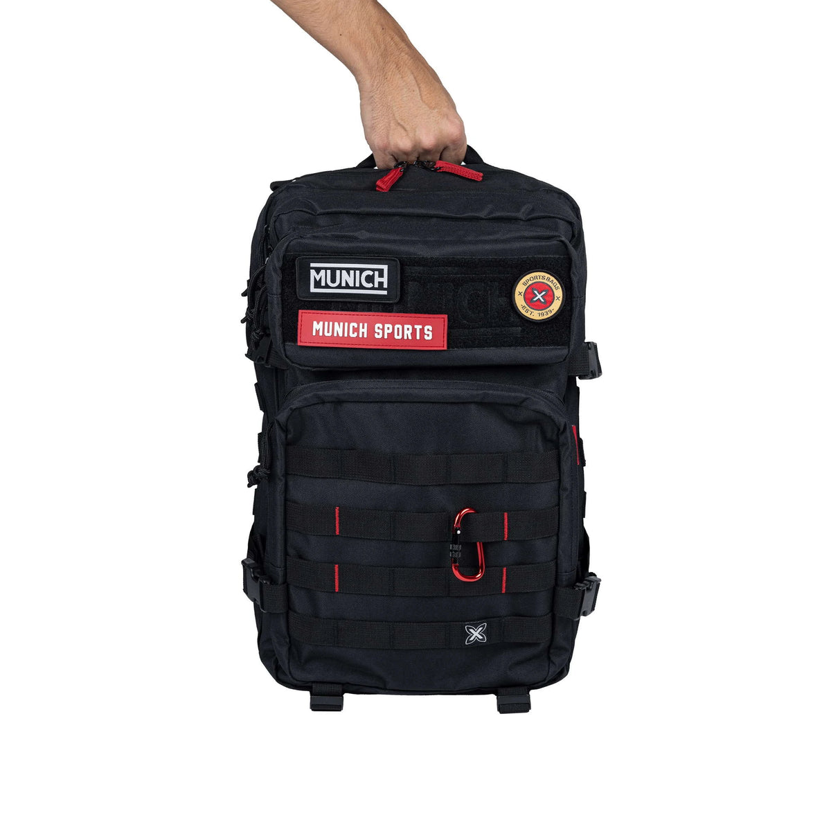 MUNICH Backpack Delta 42L Black: noir mochilas unisexe