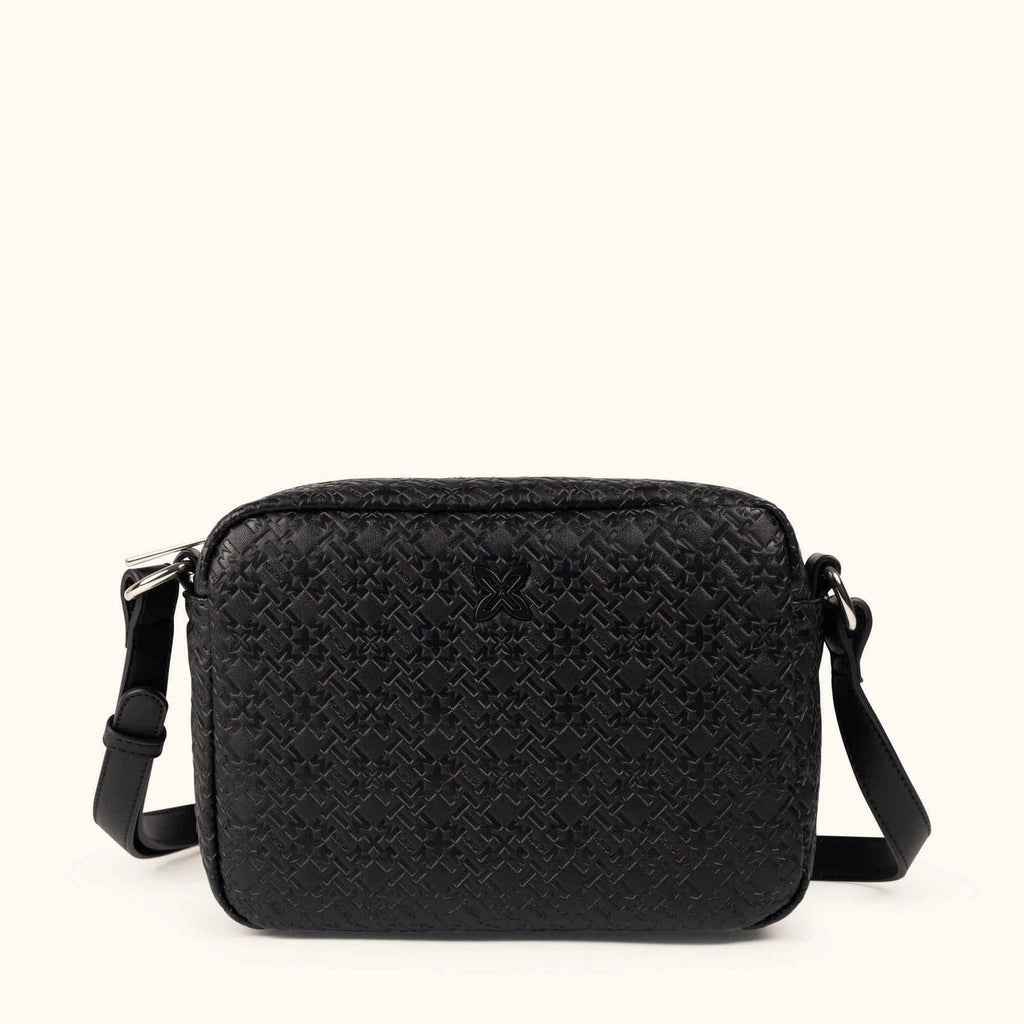 MUNICH Camera Crossbody Black: sort taske til kvinder