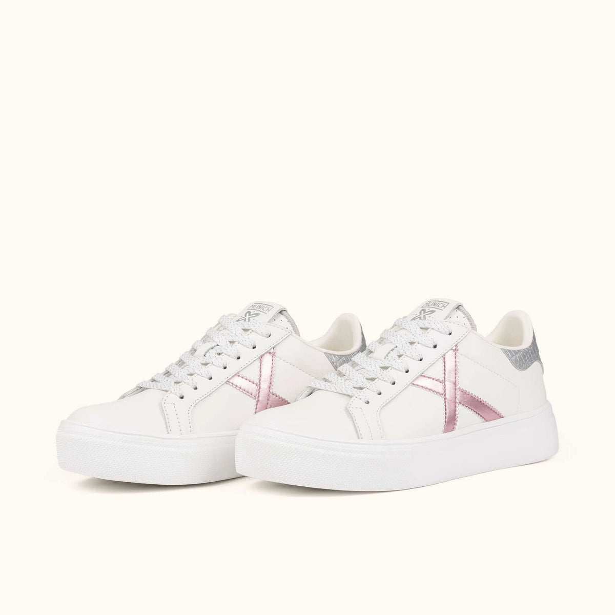 MUNICH RETE SKY 85: wit sneakers voor dames