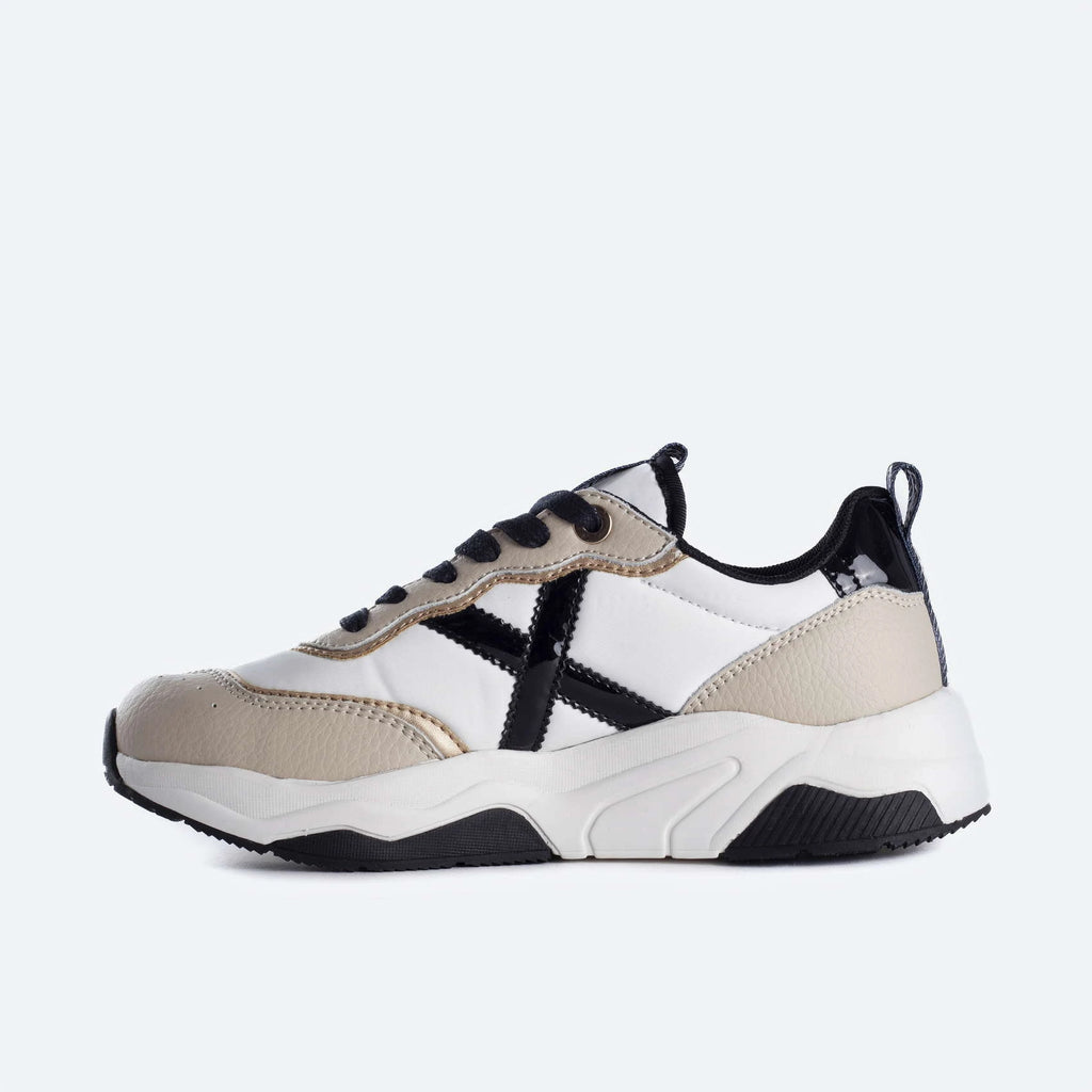 MUNICH WAVE 105: white trainers for women