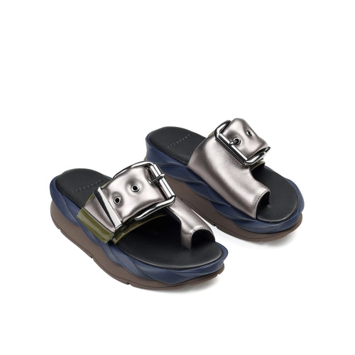 4CCCCEES | SANDALI | DONNA | MELLOW GLOW GUN METAL | PRIMAVERA ESTATE