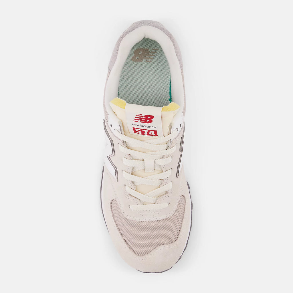 NEW BALANCE 574 SEA SALT: blanc vambes unisex