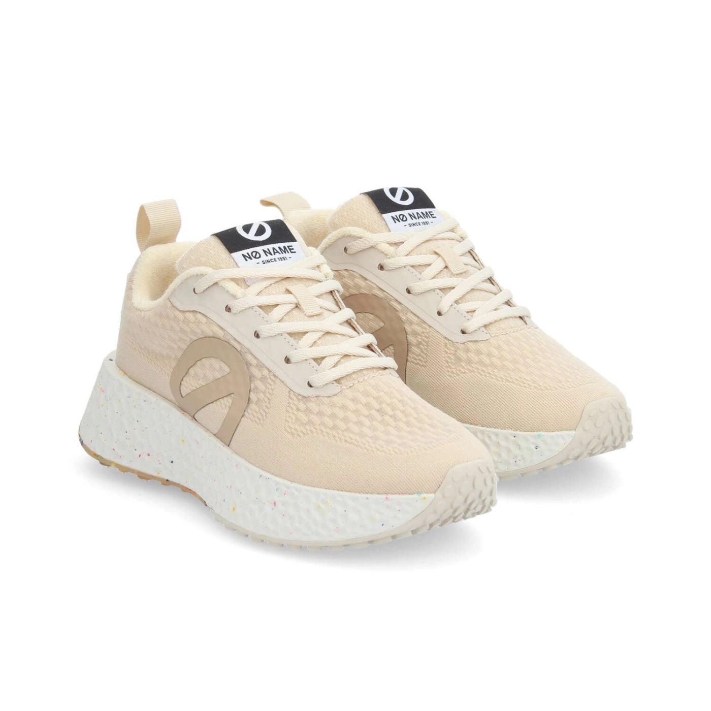 NO NAME Carter FLY W MESH Recycled Almond: beige trainers for women