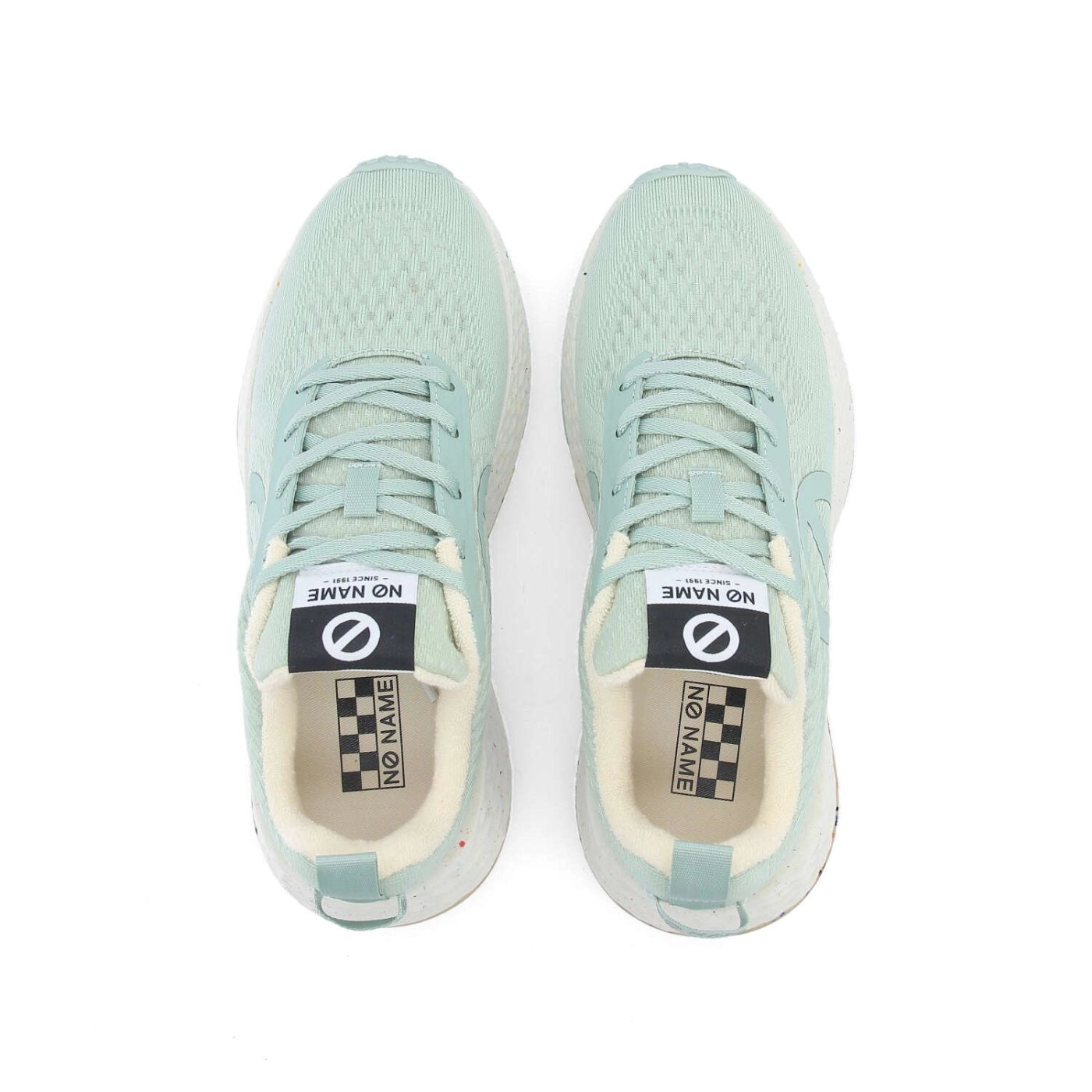 NO NAME Carter FLY W MESH Recycled Frosty Green: green trainers for women