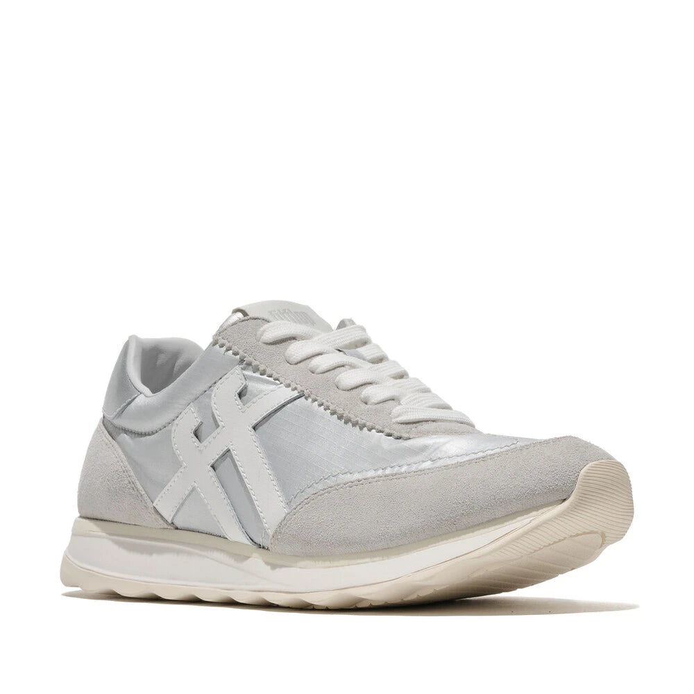 FITFLOP W Retro-q FF Silver: silver trainers for women