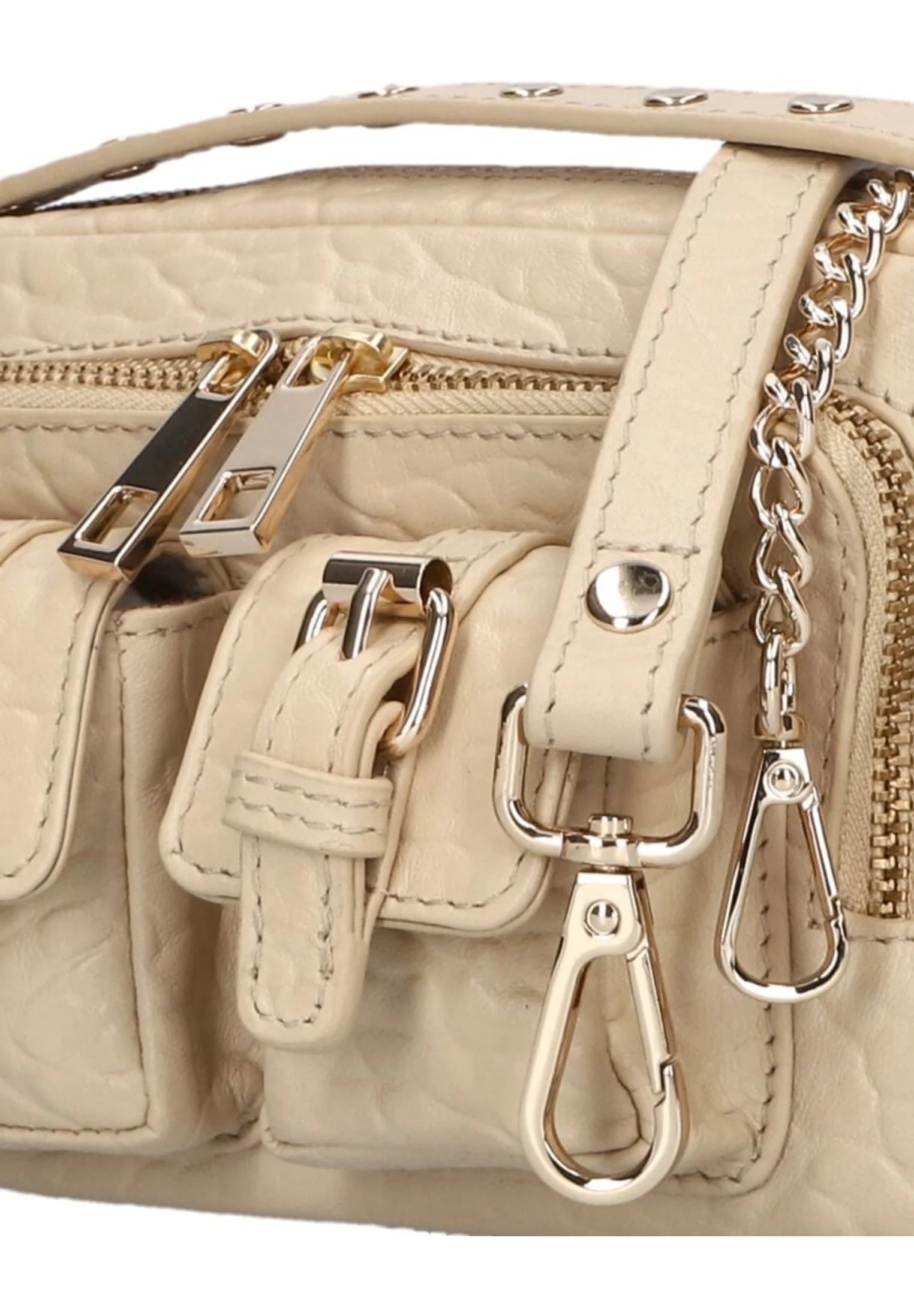 NUNOO Helena Buckle NEW Zeeland SAND GOLD: beige sac pour femme