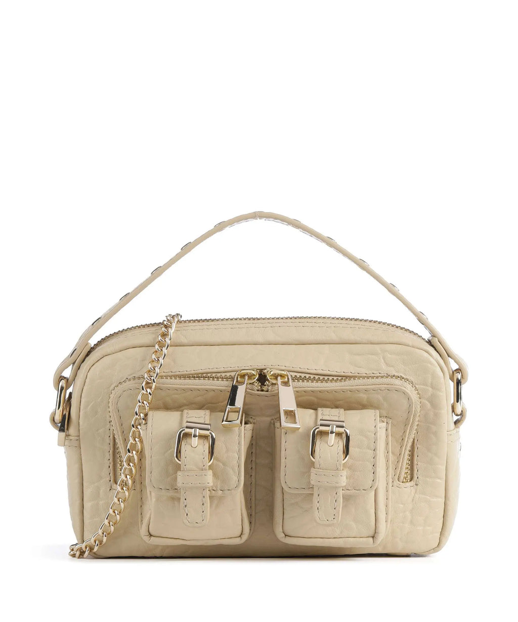 NUNOO Helena Buckle NEW Zeeland SAND GOLD: beige taske til kvinder