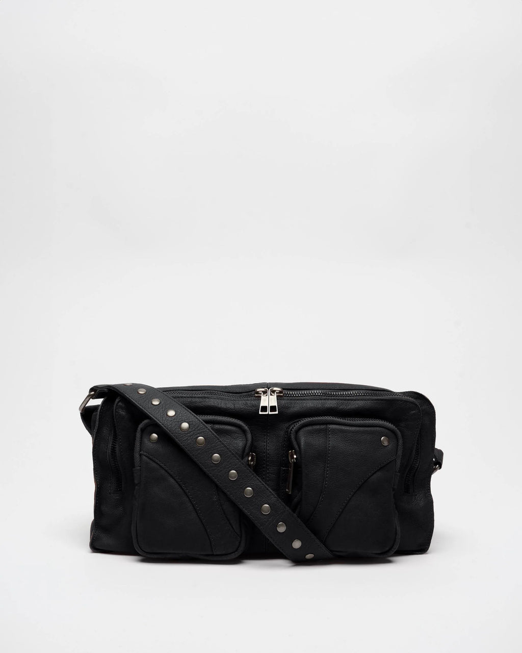 NUNOO Alimakka Washed Black W. Antique Silver Black: negre bossa per a dona