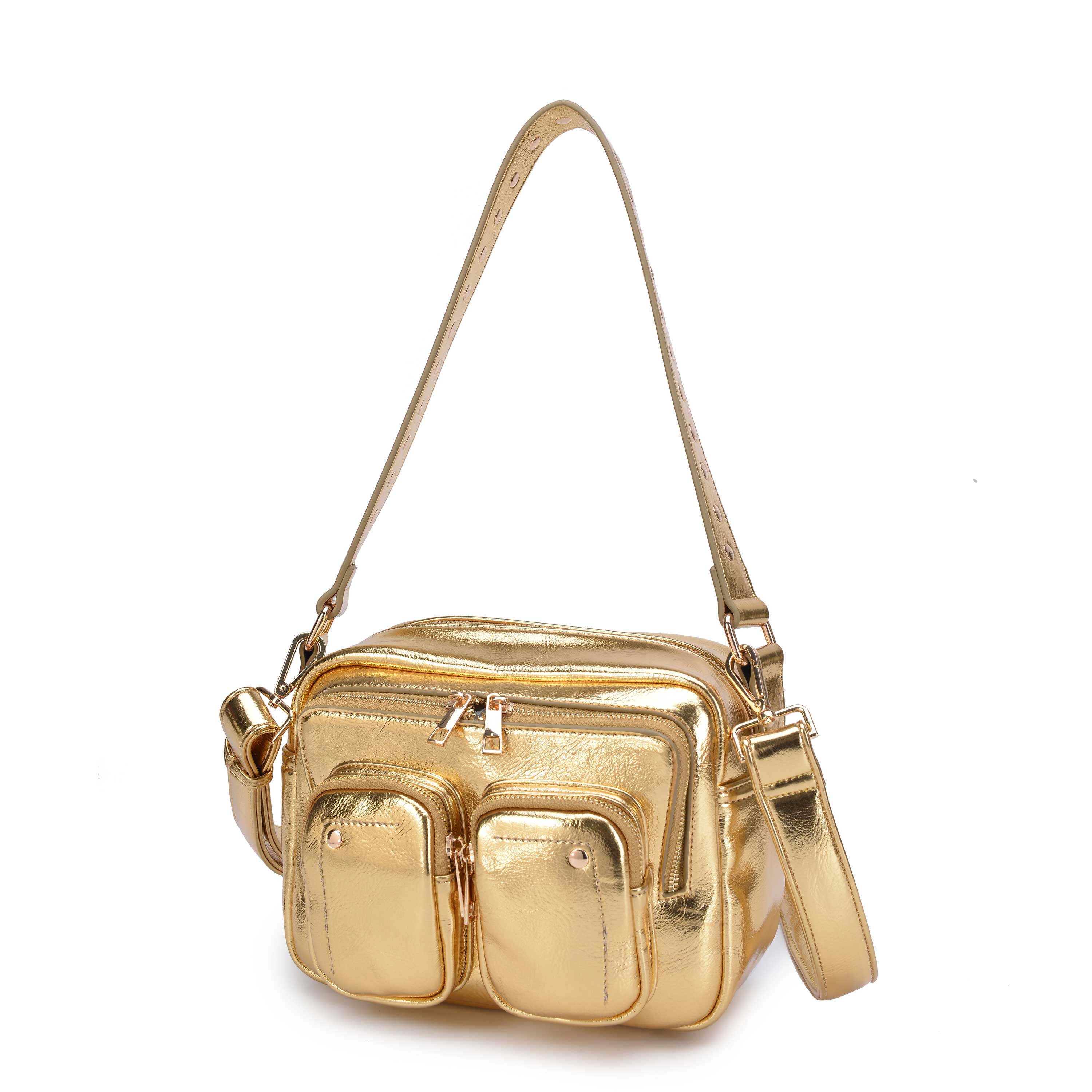 NUNOO Ellie Recicled GOLD: doré sac pour femme