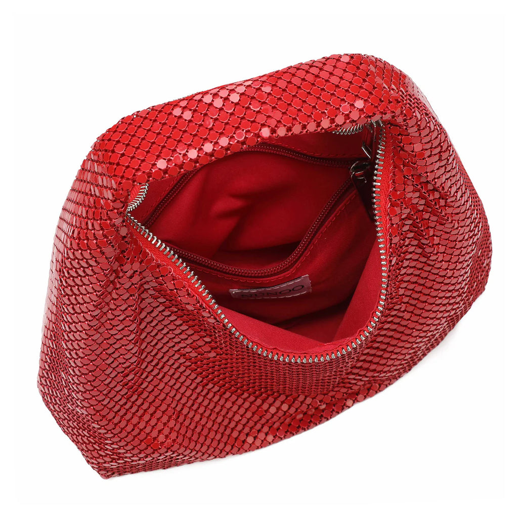 NUNOO Dandy Metal RED: red bag for women