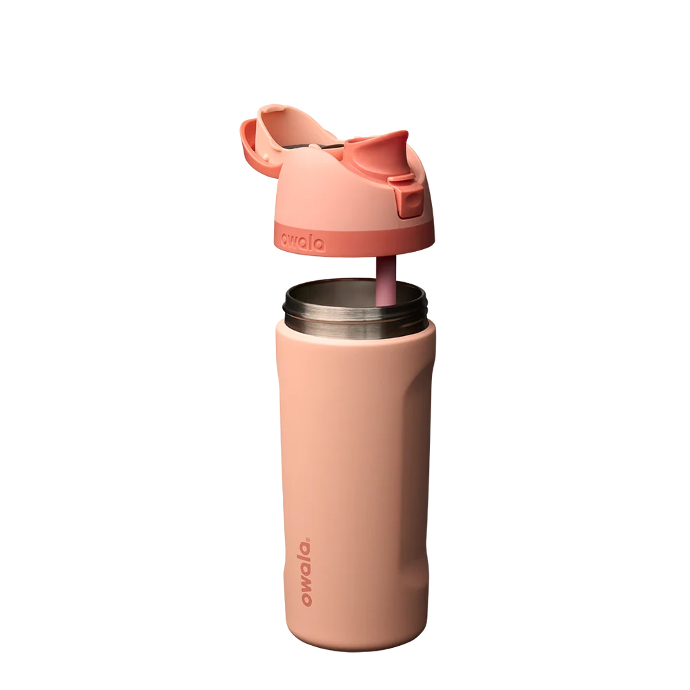 OWALA | BOTELLAS | UNISEX | KIDS FREESIP - STAINLESS STEEL - PEACH OF MIND | NARANJA
