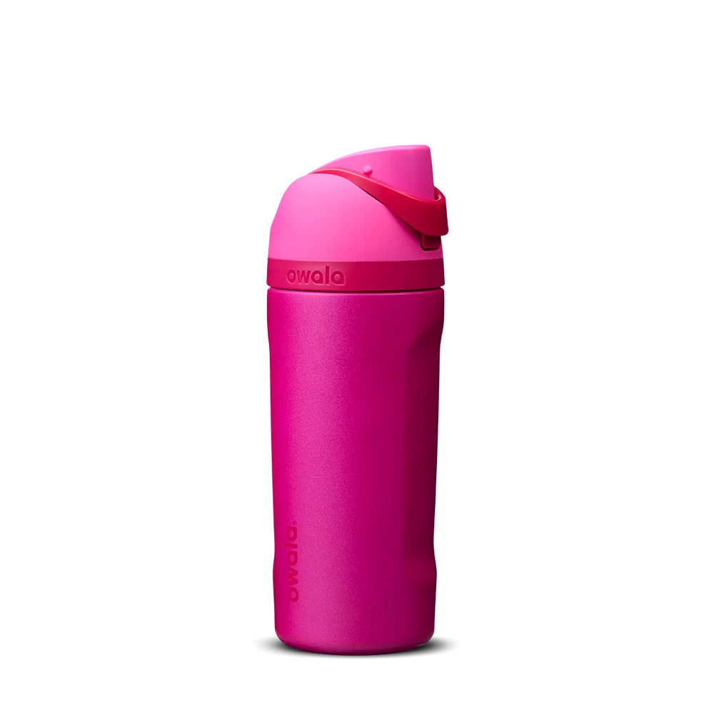 OWALA | BOTELLAS | UNISEX | KIDS FREESIP - STAINLESS STEEL - READ MY LIPS ROSA | ROSA