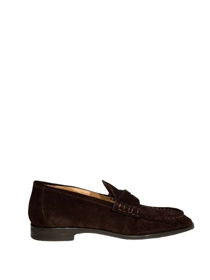 PEDRO MIRALLES Velour Testa: brown loafers for women