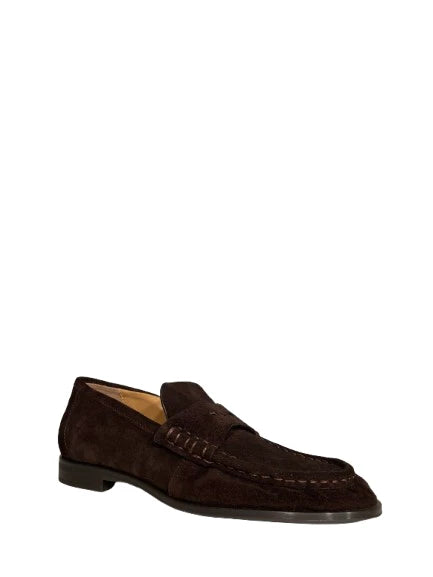 PEDRO MIRALLES Velour Testa: brown loafers for women
