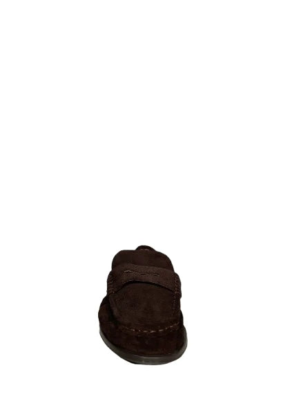 PEDRO MIRALLES Velour Testa: brown loafers for women