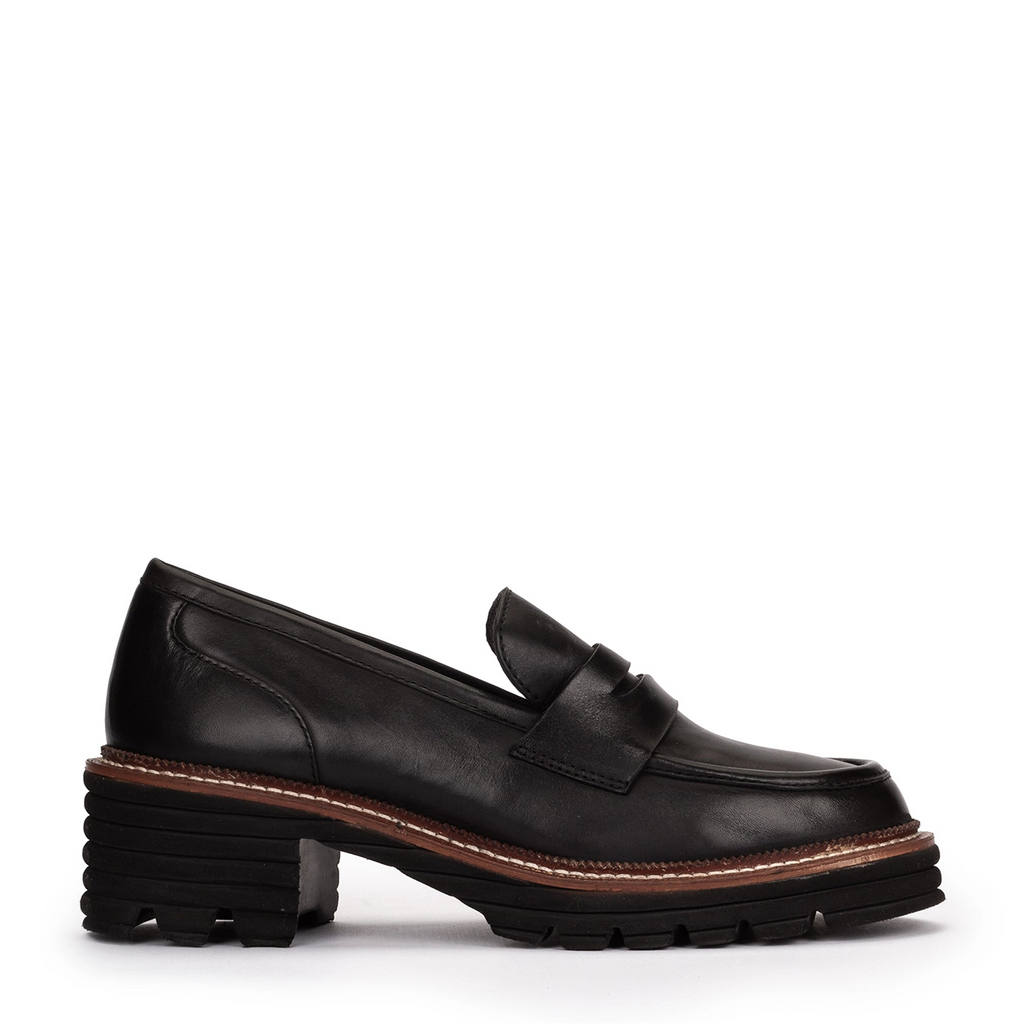 PEDRO MIRALLES Firenze Negro: black loafers for women