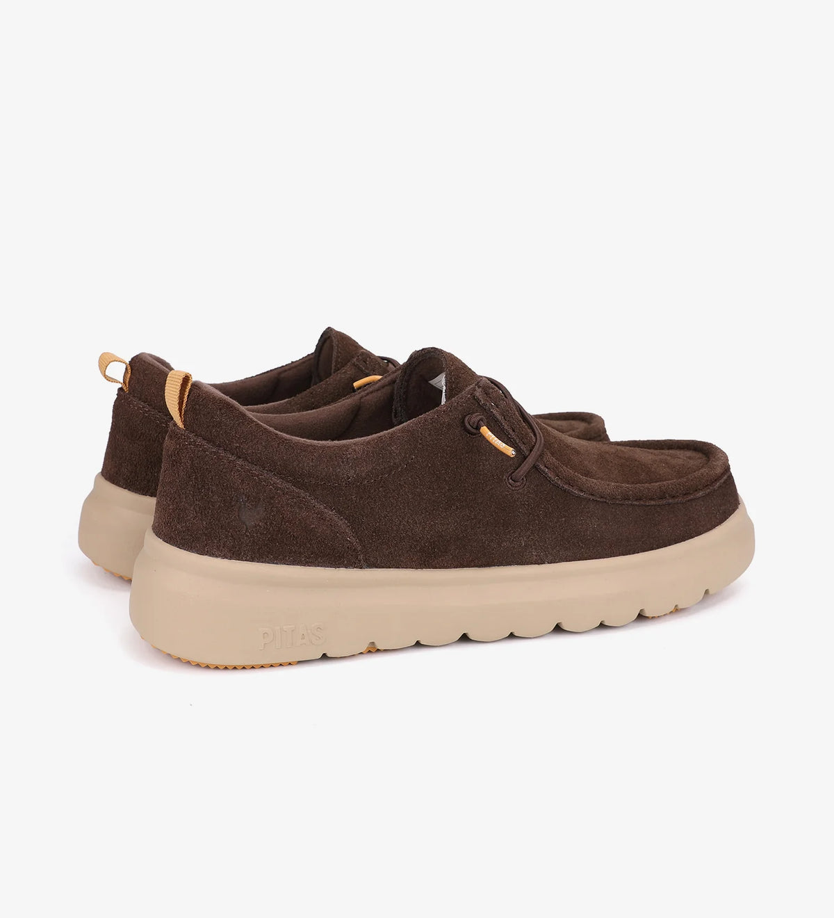 PITAS Altea CAFE: brown shoes for men