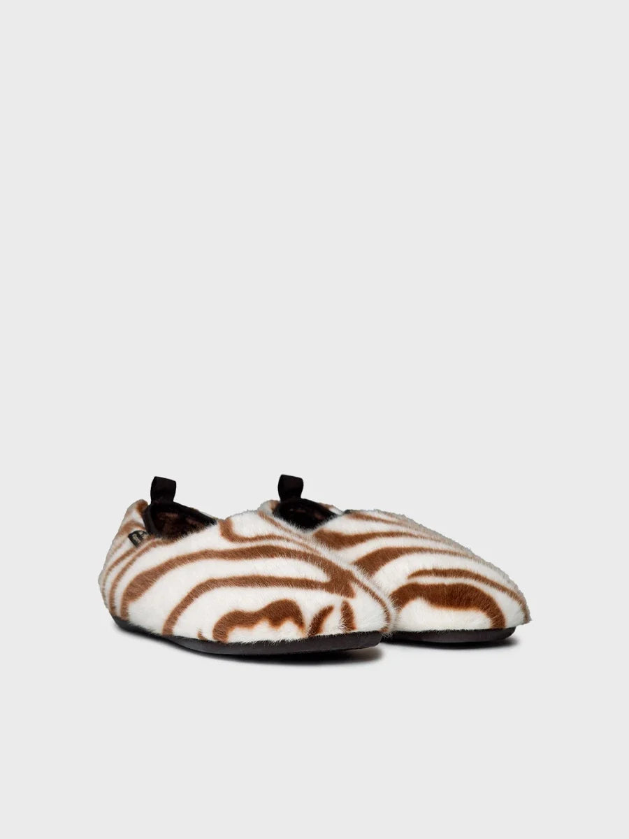 TONI PONS | ZAPATILLAS HOGAR | MUJER | MARTA-PA ZEBRA | ANIMAL PRINT