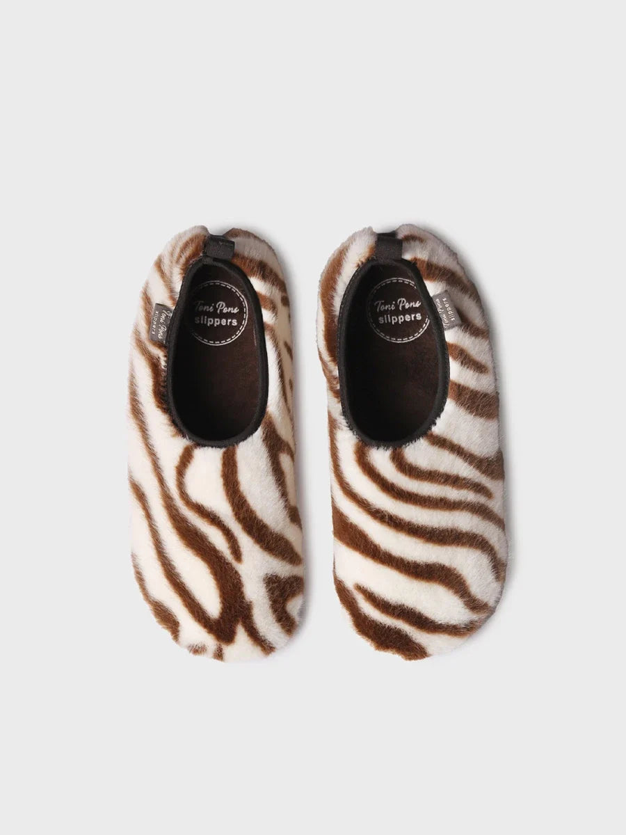 TONI PONS Marta-pa Zebra: animal print trainers for women