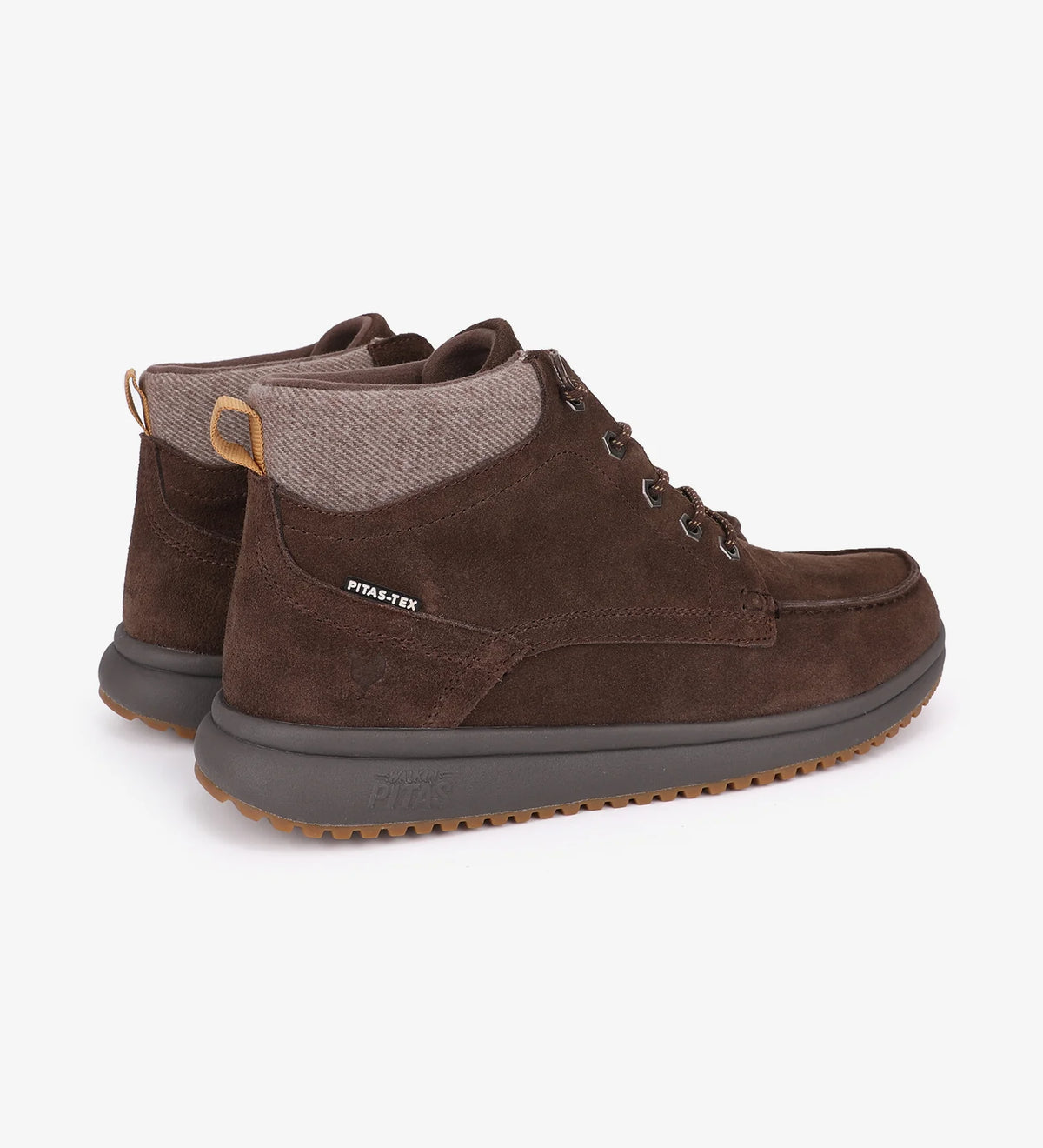 PITAS Kioto CAFE: braun Stiefeletten für Herren