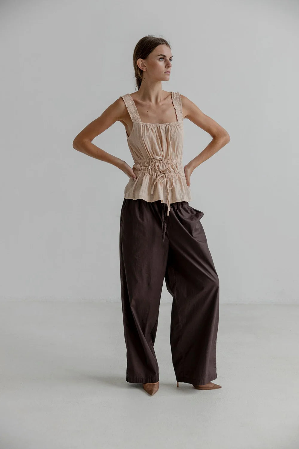 PROJECT AJ117 PJ Pants: white trousers for women