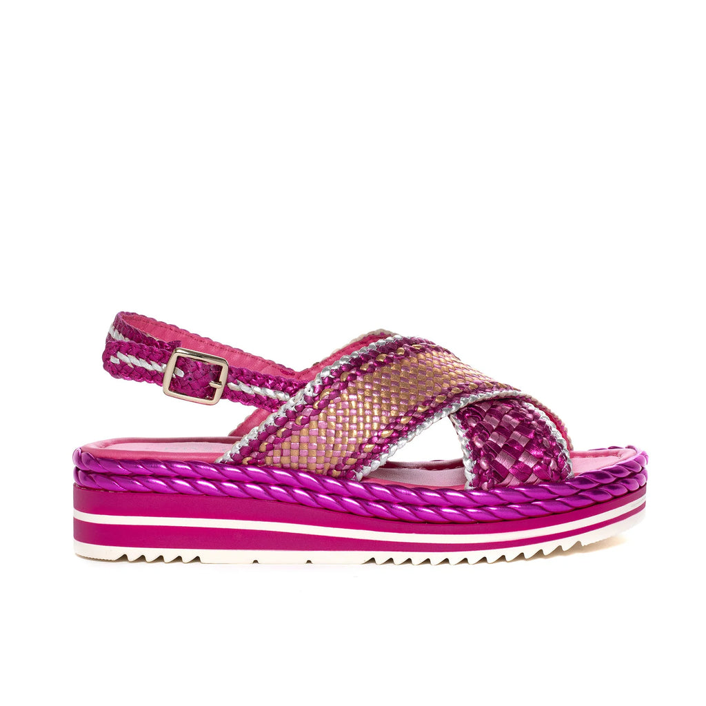 PONS QUINTANA | SANDALIAS | MUJER | MILAN RETXA METAL | ROSA