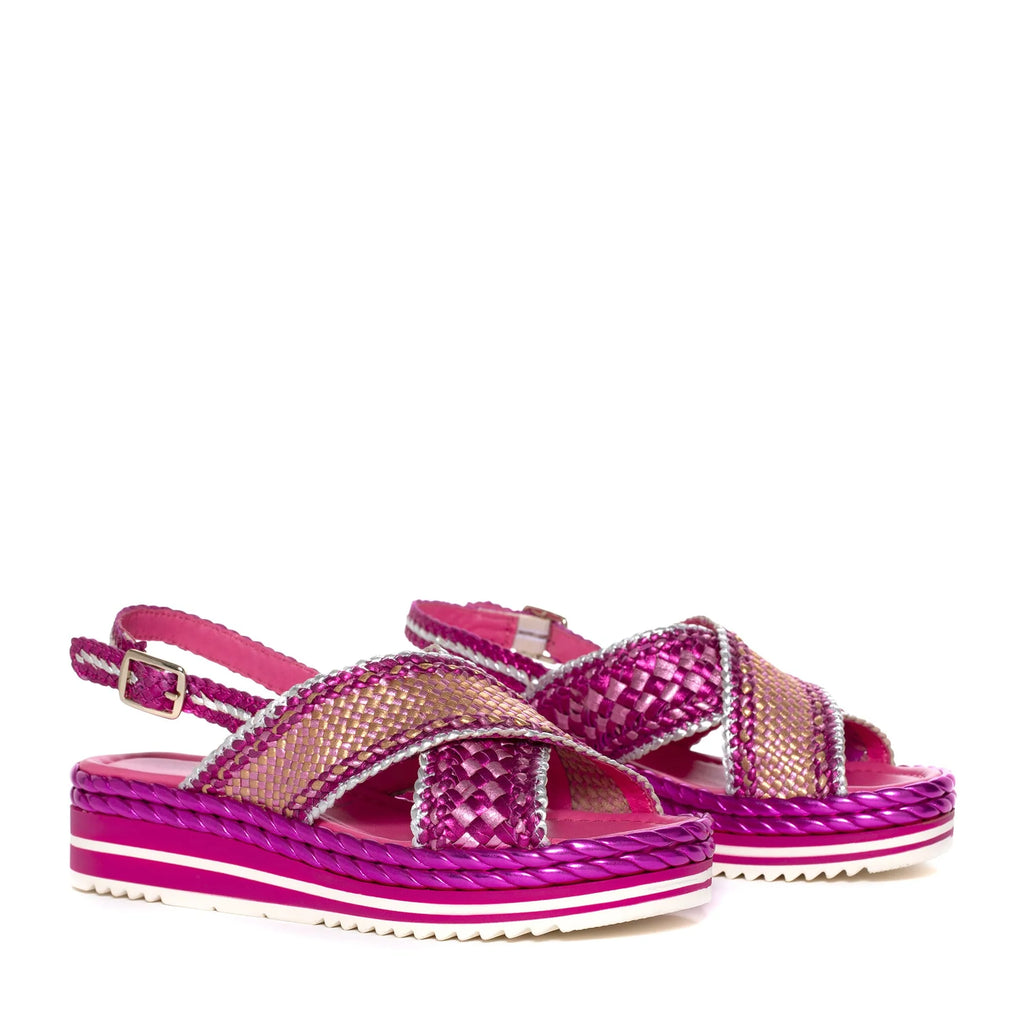 PONS QUINTANA | SANDALIAS | MUJER | MILAN RETXA METAL | ROSA