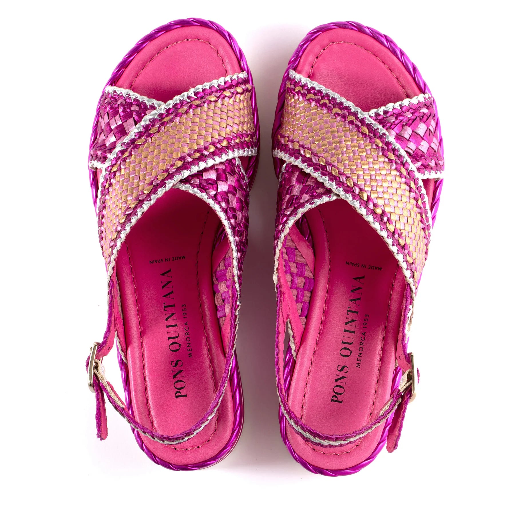 PONS QUINTANA | SANDALIAS | MUJER | MILAN RETXA METAL | ROSA