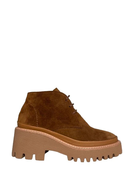 PONS QUINTANA Carmen Toffee: brown ankle boots for women