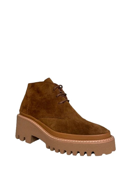 PONS QUINTANA Carmen Toffee: brown ankle boots for women