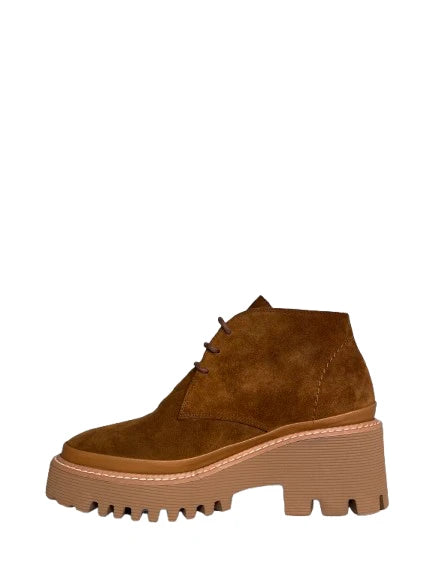 PONS QUINTANA Carmen Toffee: brown ankle boots for women